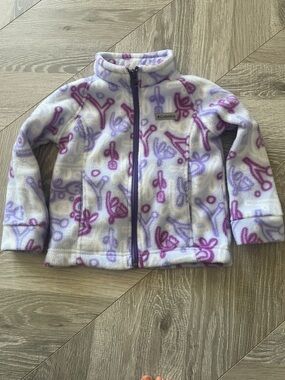 Columbia Toddler Purple Fleece Jacket
